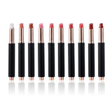 10-color black tube matte moisturizing press lipstick