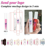 Vegan Waterproof Lip Plumper Glitter Custom Logo Lip Gloss