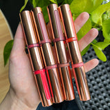 Double ended lip gloss 2 in 1 liquid lipstick