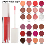 Vegan Waterproof Lip Plumper Glitter Custom Logo Lip Gloss