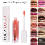 Vegan Waterproof Lip Plumper Glitter Custom Logo Lip Gloss